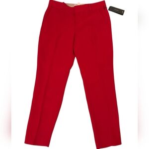 Banana Republic Red Martin Fit Slim Ankles Pants